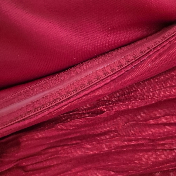 Red Ruched Cocktail Dress - Picture 7 of 12